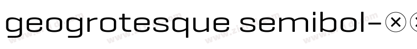 geogrotesque semibol字体转换